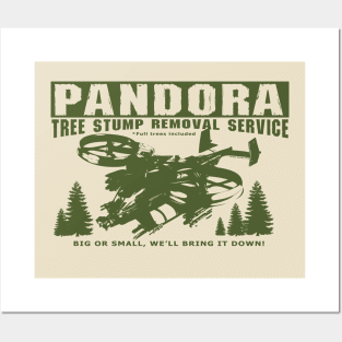 Pandora Tree stump removal service Posters and Art